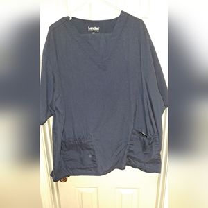 Landau Woman's Plus size Scrub set Grey. 4xl top with 3xl pants